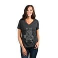 thumbnail image 2 of Not Your Mom Not Your Milk Women's Fashion Relaxed V-Neck T-Shirt Tee Charcoal Grey 2X-Large, 2 of 3