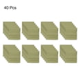 thumbnail image 3 of Uxcell 40 Pcs Bolsa de Joyería de Microfibra 3.1 × 3.1 Pulgadas, Verde, 3 of 5
