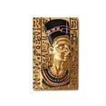 thumbnail image 1 of Imán para nevera de resina con la reina egipcia Nefertiti, 3D, 4,3 x 6,9 cm, 1 of 2