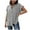 Gray, variant on Scyoekwg Womens Tunic Tops Short Sleeve Trendy Womens Summer Fashion Womens Western Clothing Ladies Blouses Dressy Casual Short Sleeve Tops Cute T Shirts Loose