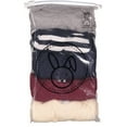 thumbnail image 2 of Rabbit Skins Baby Bodysuits, Girls & Boys, Newborn to 24 Months, 5-Pack Set, Snap Closure, Multi-color, Cotton , Classic: Navy/Navy White Stripe/Natural/Heather/Maroon, Newborn, 2 of 4