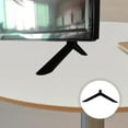 thumbnail image 4 of KAKOWELY tv stands 1 Set Of Universal Tv Stand Replacement Base Stable Tabletop Holder For Televisions Legs Support For Home Desktop Entertainment System7.6"X2.28"X0.67", 4 of 4