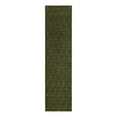 thumbnail image 3 of Unique Loom Outdoor Trellis Textured Collection Area Rug - Spatial (2' x 8' Runner Green), 3 of 7