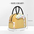 thumbnail image 2 of Lafuoo White Ice Cream Pattern Large Portable Insulated Lunch Bag, Waterproof Zipper Insulated Lunch Bag for Men and Women-One Size, 2 of 7