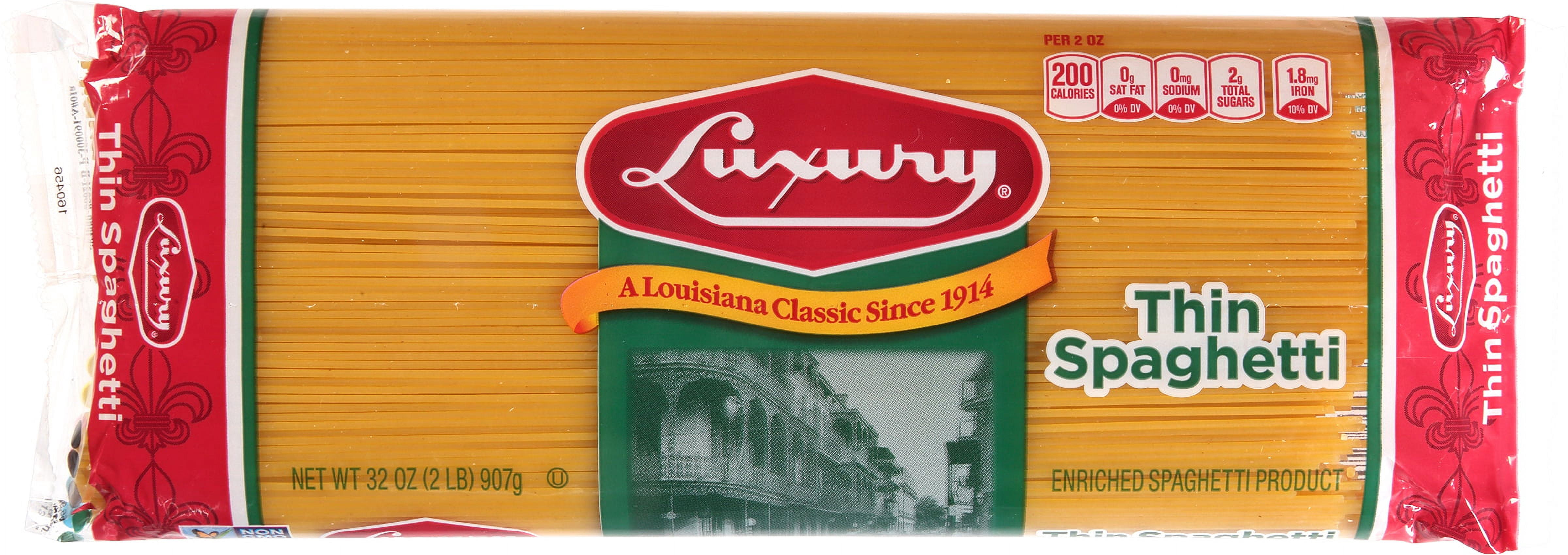 (3 pack) Luxury Thin Spaghetti Pasta, 12-Pack (32 oz Each) – Pasta for Light & Flavorful Italian inspired dishes