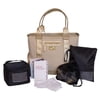 jay elle by J.L. Childress Breast Pump Bag and 6-Piece Set including Breastmilk Cooler, Wet Bag, Organization Bags and Cloth, Natural