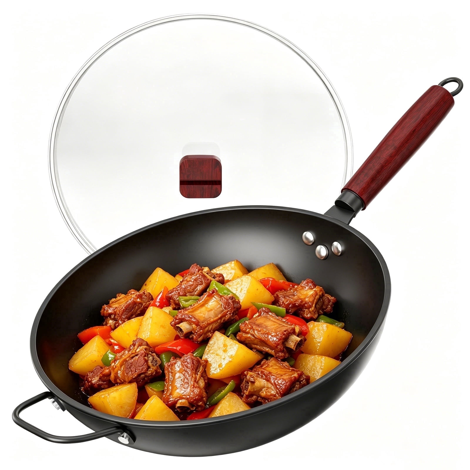 KitchenAid 5-Ply Clad 15 Inch Stainless Steel Induction Wok