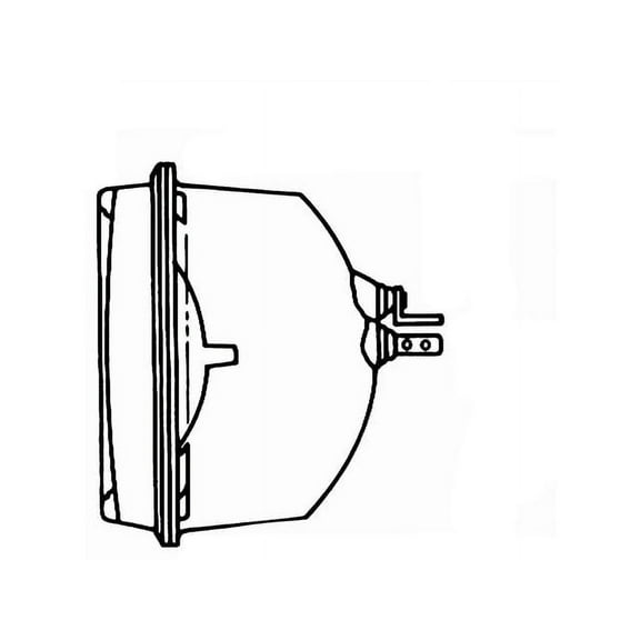 High Beam and Low Beam Headlight Bulb - Compatible with 1982 - 1995 Toyota Pickup 1983 1984 1985 1986 1987 1988 1989 1990 1991 1992 1993 1994