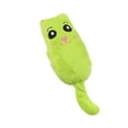 thumbnail image 1 of Methold Juguetes de peluche para masticar mascotas, juguete Animal de peluche de dibujos animados, Animal de terciopelo para morder la Juguetes para gatos Verde, 1 of 6