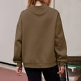 thumbnail image 3 of Generic Womens Oversized Sweatshirts Turtleneck Pullover Long Sleeve Hoodies Cozy Fleece Oversized Tops Fall Fashion Outfits, 3 of 5