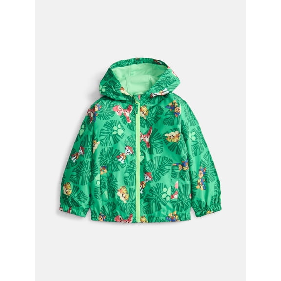 Paw Patrol Toddler Boys Lightweight Windbreaker Jacket, Sizes 2T-5T