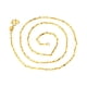thumbnail image 3 of Collar de cadena de oro delicado simple fino moderno cadena de clavícula para el cuello Estilo C, 3 of 9