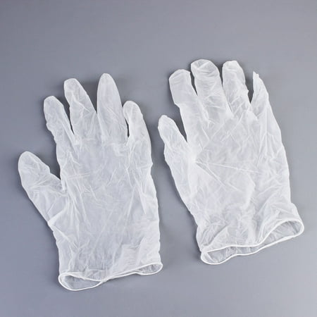 

Disposable Pvc Gloves - Powder Free Clear Latex Free Plastic Work Food Service Cleaning Safety Work Gloves