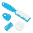 thumbnail image 3 of 4 cepillos para uñas limpiadores de uñas, herramientas de limpieza de uñas, cepillo de manicura con mango de plástico, cepillos de pedicura, azul, 3 of 8
