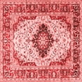 thumbnail image 1 of Ahgly Company Indoor Square Medallion Red Traditional Area Rugs, 6' Square, 1 of 4