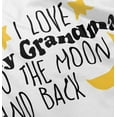 thumbnail image 5 of I Love Grandma To The Moon And Back Toddler Boy Girl T Shirt Infant Toddler Brisco Brands 12M, 5 of 6