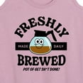 thumbnail image 3 of Instant Message - Freshly Brewed Pot Get Sh-t Done - Women's Racerback Tank Top, 3 of 6