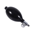 thumbnail image 3 of Bombilla De Látex De Presión Arterial De Inflado Manual Negro De Repuesto Con Válvula De Liberación De Aire, 3 of 8