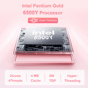 RNRUO 15.6 Pink Laptop Computer, 8GB RAM 256GB SSD, Intel 6500Y with 2 Cores, up to 3.4GHz, FHD Display, Office 2024, WiFi5 BT5.0, PC Laptop for Business, Student, Office
