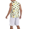 thumbnail image 2 of Xecao Funny Avocado In Mexican Clothes print basketball shirt for both men and women, a unisex basketball jersey perfect for theme parties-XX-Large, 2 of 6