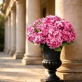 thumbnail image 5 of Apeya Artificial Flowers for Outdoors, Plastic Hydrangea Picks Fake Flowers for Garden Cemetery Porch Planters Decor, 26.77x6.3 Inch, 1 Bunch, 5 of 9