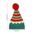 thumbnail image 3 of Clearance! Fdelink Beanie Hat Christmas Hat Men and Women Christmas Hats Outdoor Solid Color Christmas Knitted Cotton Hats Sunscreen Running Sports Warm Knitted Hats Green, 3 of 8