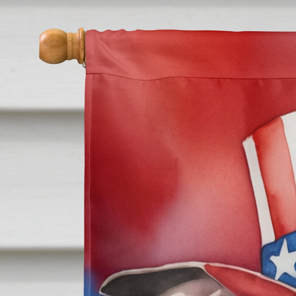 Whippet Patriotic American House Flag 28 in x 40 in