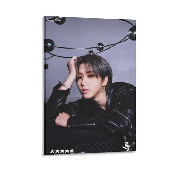 Kpop Artist Poster Stray Kids Han 5 Star Tiger Ver. 5th Teaser Poster Decorative Painting Canvas Wall Art Living Room Posters Bedroom Painting