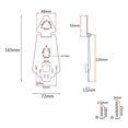 thumbnail image 2 of Mandolin Tailpiece Bridge, 2 of 5