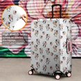 thumbnail image 4 of White Cow Scarf Pattern Luggage Cover Fashion Suitcase Cover Baggage Covers Fit 25-28 Inch Luggage (Go Travel), 4 of 5
