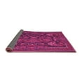 thumbnail image 2 of Ahgly Company Indoor Round Animal Pink Traditional Area Rugs, 5' Round, 2 of 4
