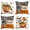 Pumpkin, variant on Sm:)e Pumpkin Fall Throw Pillow Cover 18x18 Inch Set of 4, Autumn Decorative Outdoor Cushion Cover for Sofa Couch