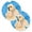 Blue, variant on Carolines Treasures Blue Buff Cocker Spaniel Set of 2 Cup Holder Car Coaster - Blue