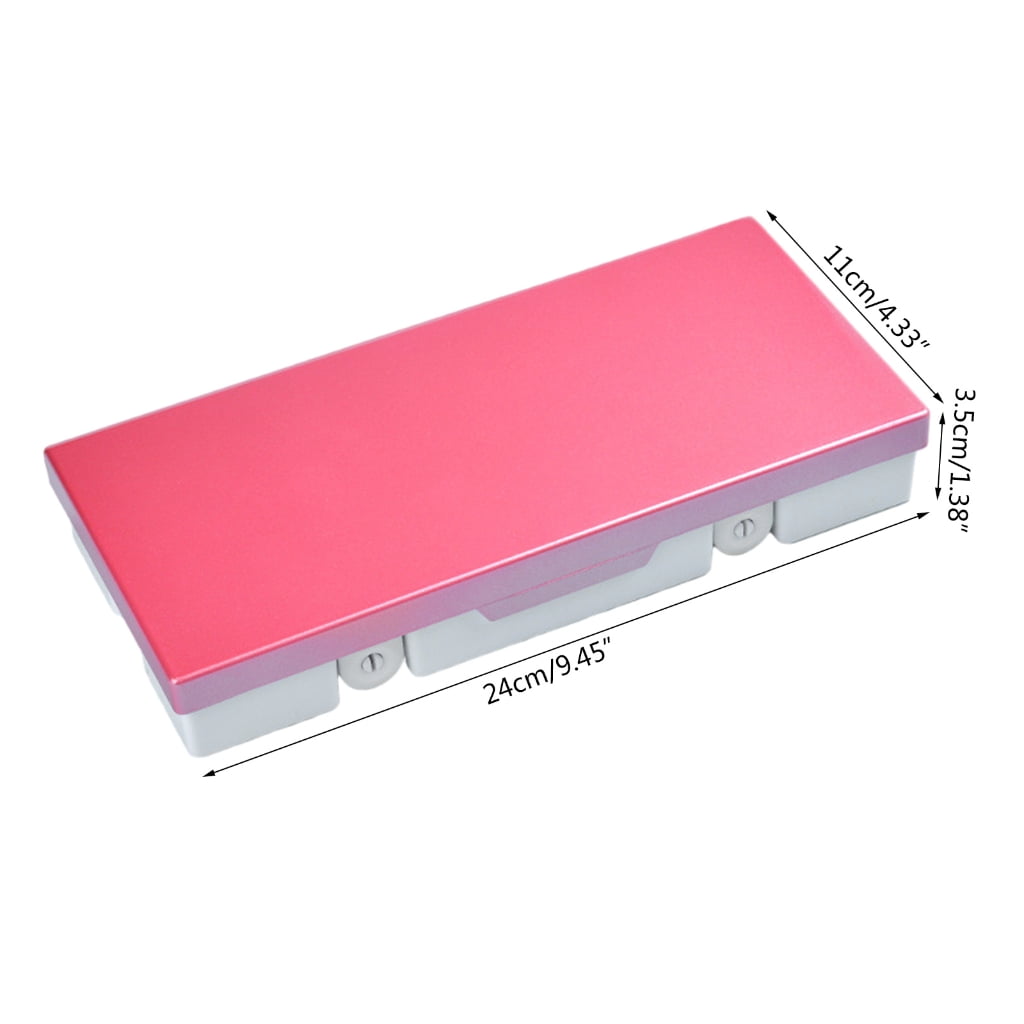 Milue Plastic Paint Container Folding Paint Palettes Travel Paint Tray