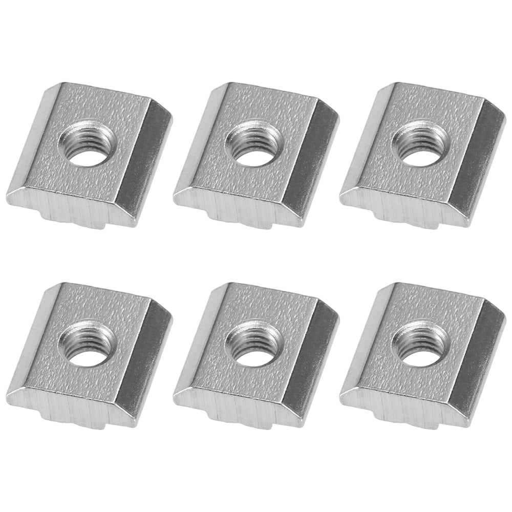 6 Pcs Durable Stainless Steel Screw Nut Hardware for Kayak Track/Rail Silver 