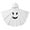 Scary face, variant on GYRATEDREAM Toddler Kid Baby Girls Boys Halloween Costume White Ghost Smile Cape Glow in The Dark Cloak Fancy Party Cosplay with Hat 1-6T