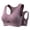 🔥 Purple, variant on Sentmoon Woman Bras High Impact Sports Bras for Women Seamless Sports Bra Wirefree Removable Pads Breathable Soft Stretch Comfort Medium Support Solid Color Yoga Pilates Gym Bralette for Training
