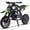 Pro Green, variant on TOXOZERS 50cc Dirt Bike For kids, Mini Dirt Bike for Teens 8+, 2-Stroke Off-Road Motorcycle, Easy Pull Start, Top Speed 25mph, Disc Brakes, Front & Rear Suspension