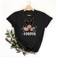 thumbnail image 2 of VBTAPA 2025 Summer Tops for Women Happy Easter T Shirt Cute Bunny Eggs Graphic Tees Casual Holiday Short Sleeve Tees Top on Sale Black M, 2 of 6