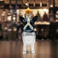 thumbnail image 5 of Funny French Bulldog Whiskey Decanter With 3D Engraved Shaped Whiskey Glasses, Unique & Humorous Design Playful French Style Striking Amusing Look, Transparent Glass, 5 of 6