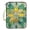 Abstract Yellow Green Floral Stained Glass, variant on Haosy Accordion File Organizer Zipper Binder 500 Sheet 6-Tab Expanding File Folder Multi-Pocket 1.2 Inch 3 Ring Soft Pastel Rainbow Lemon
