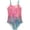 M001, variant on LYMAYTER Kids Girls One Piece Swimsuits Toddlers Beach Sling Swimwear Summer Halter Printed Bathing Suit for 5-12 Years