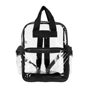 DALIX Small Clear Backpack Transparent PVC Security School Bag