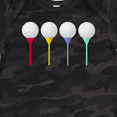 thumbnail image 4 of Inktastic Rainbow Golf Tees Boys or Girls Baby Bodysuit, 4 of 5