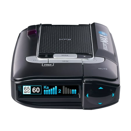 Escort MAX 360 Laser Radar Detector - GPS, Directional Alerts, Dual Antenna Front & Rear, Bluetooth, Voice Alerts, OLED Display, Apple CarPlay & Android Auto