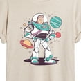 thumbnail image 3 of Toy Story 4 - Buzz And Planets Sketchy - Juniors Ideal Flowy Muscle T-Shirt, 3 of 5