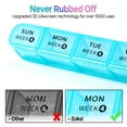 thumbnail image 4 of Zoksi Monthly Pill Organizer 1 Times a Day, 28 Day 4 Week Pill Box Organizer, One Month Pill Case, for Elderly, Daily Medcine Container for Vitamins, Supplement & Medication, 4 of 7