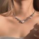 thumbnail image 2 of Stainless Steel Pink Heart Pendant Necklace for Women and Girls, 2 of 5