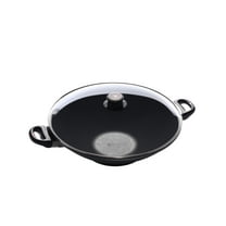 Swiss Diamond 14" (6.3 qt) Nonstick Wok with Lid | HD Classic