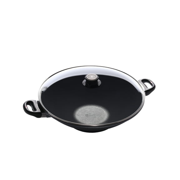 Swiss Diamond 14" (6.3 qt) Nonstick Wok with Lid | HD Classic